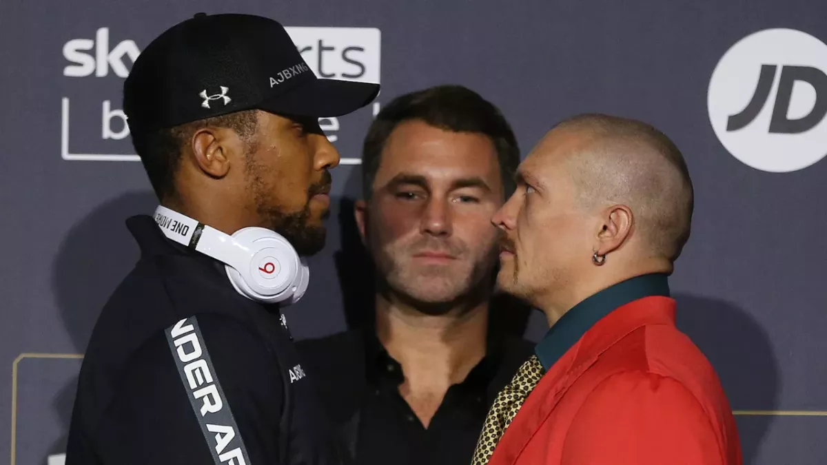 Anthony Joshua et Oleksandr Usyk