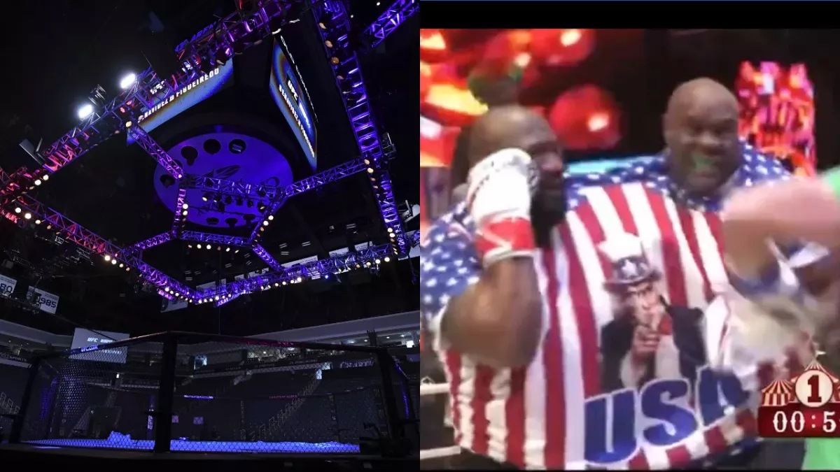 Cage de l'UFC/ Bob Sapp et Rampage Jackson