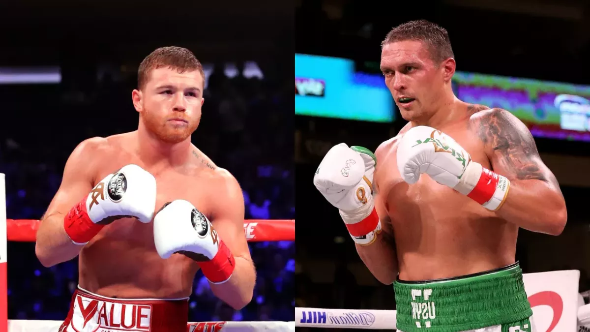 Canelo Alvarez et Oleksandr Usyk
