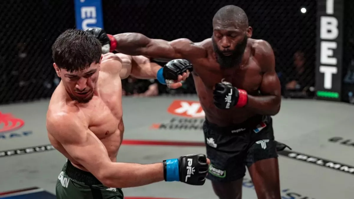 Cédric Doumbé et Baysangur "Baki" Chamsoudinov se sont affrontés le 7 mars dernier au PFL Paris. 
