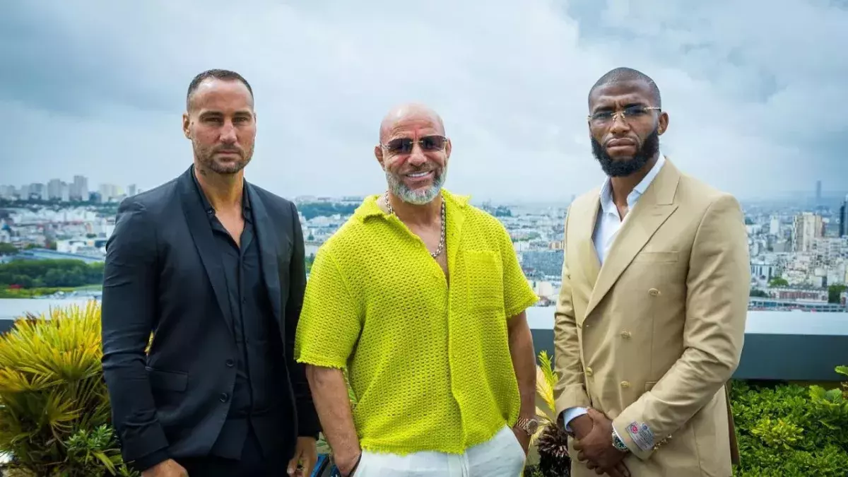 Cédric Vitu, Stéphane "Atch" Chaufourier et Salahdine Parnasse.