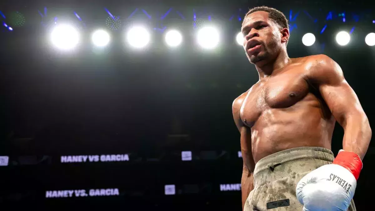 Devin Haney dans le ring