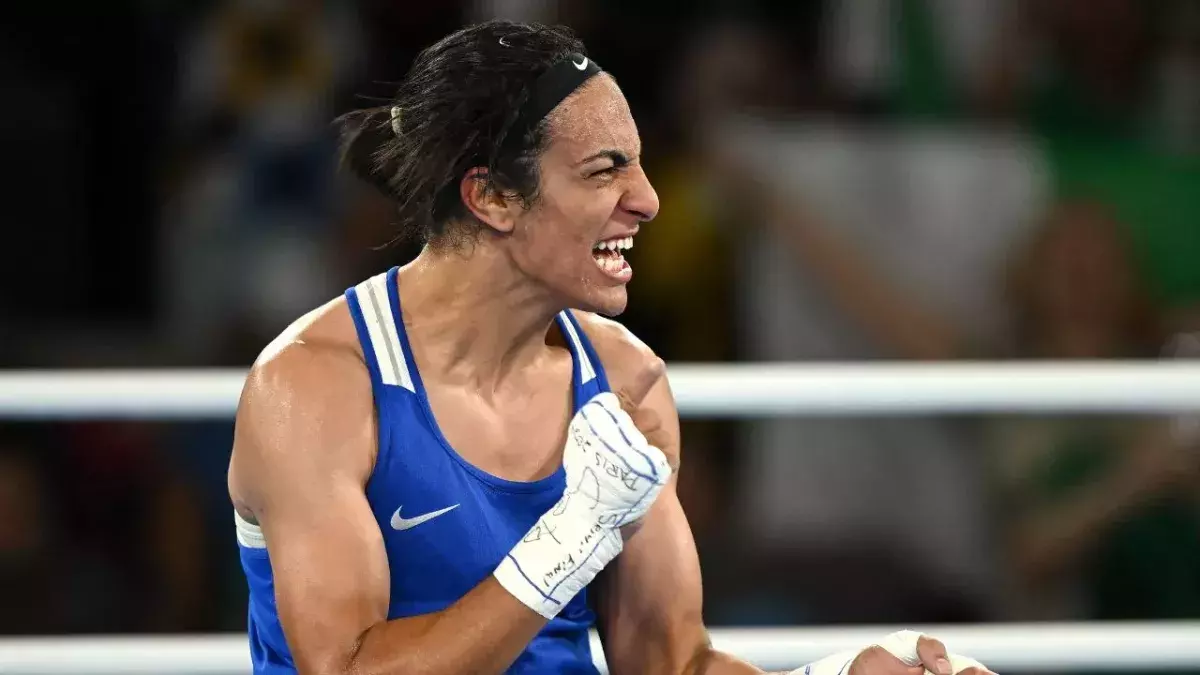 Imane Khelif est qualifié en finale du tournoi de boxe olympique de Paris 2024.