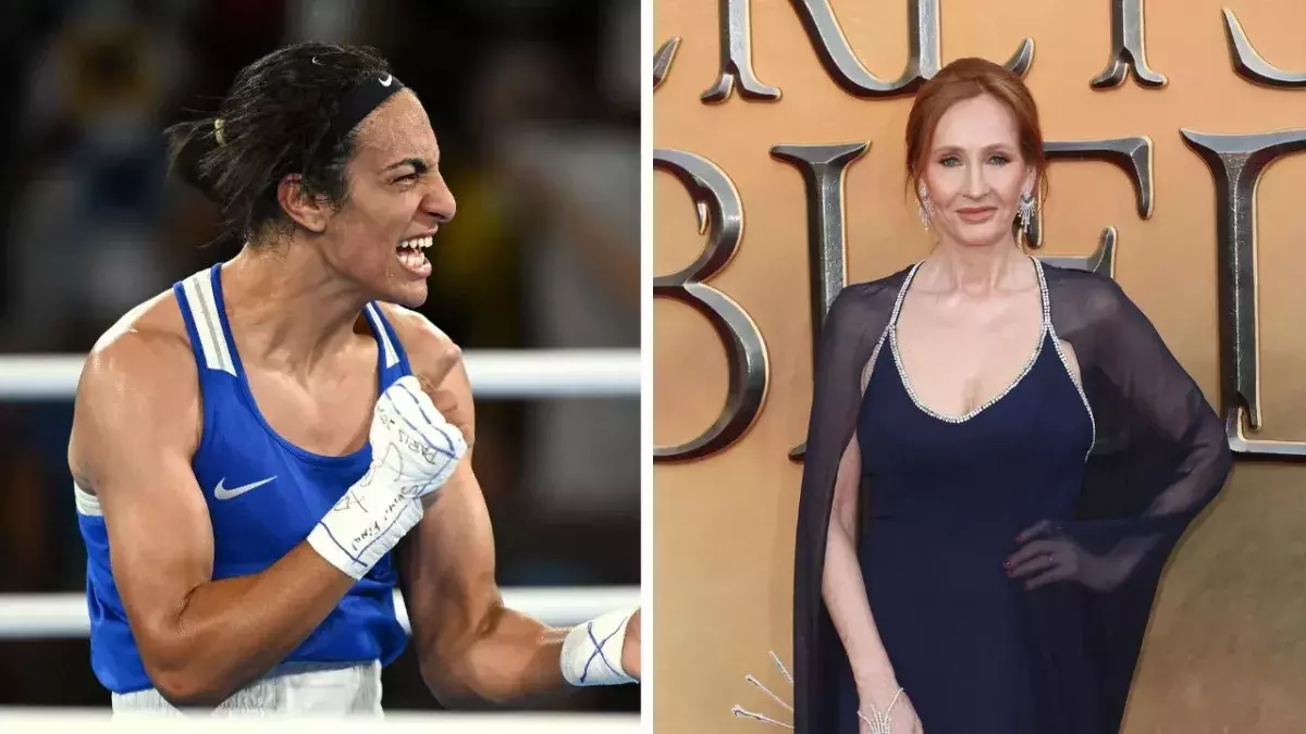 Imane Khelif a été ciblée par des propos outranciers de la part de la romancière J.K. Rowling. 