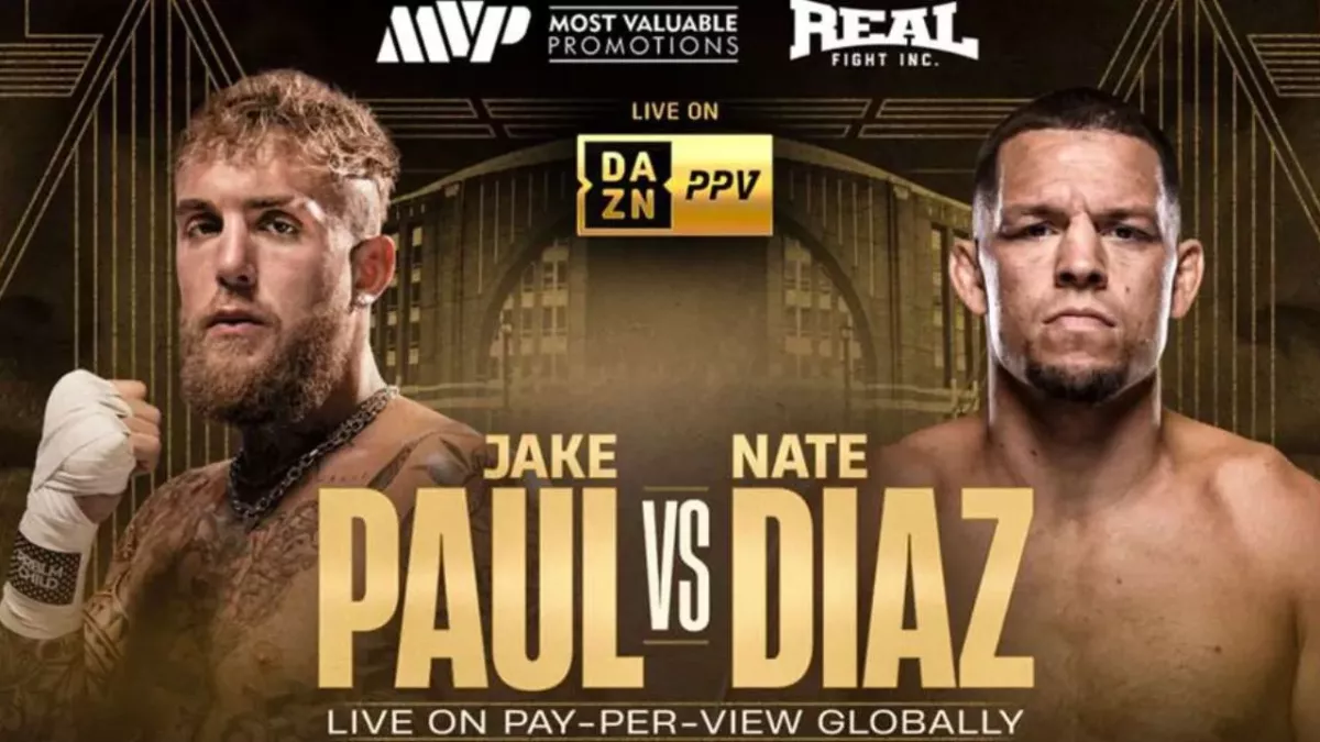 Jake Paul affronte Nate Diaz le 5 août prochain. 