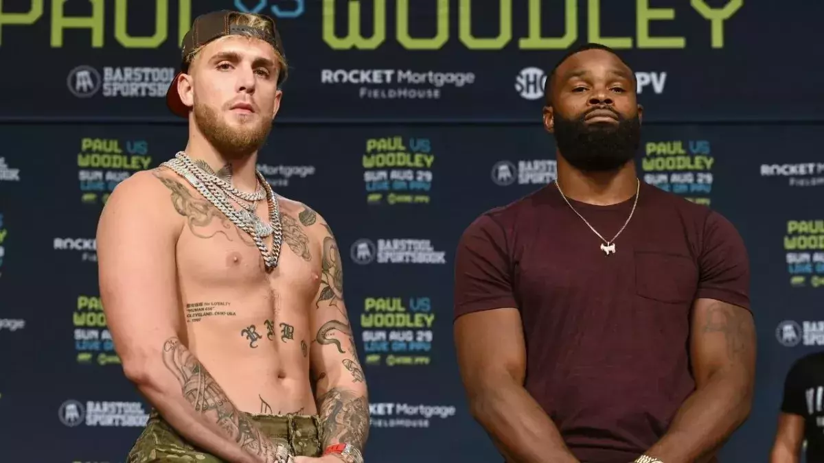 Jake Paul et Tyron Woodley s'affronteront ce 29 août. 