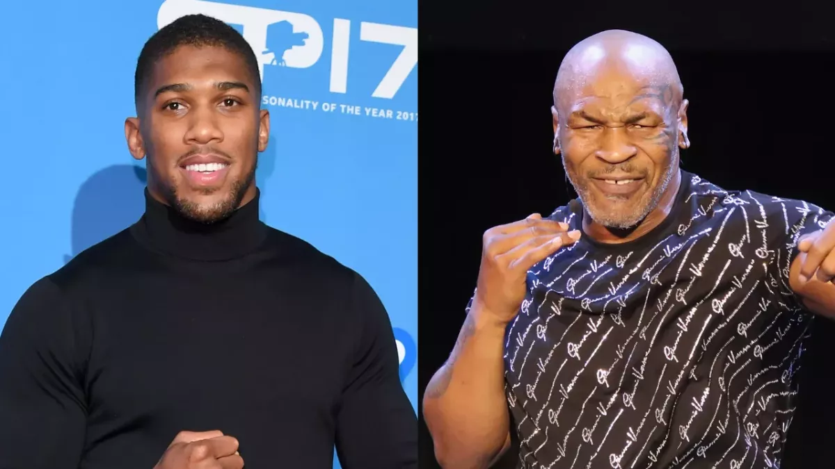 Mike Tyson et Anthony Joshua