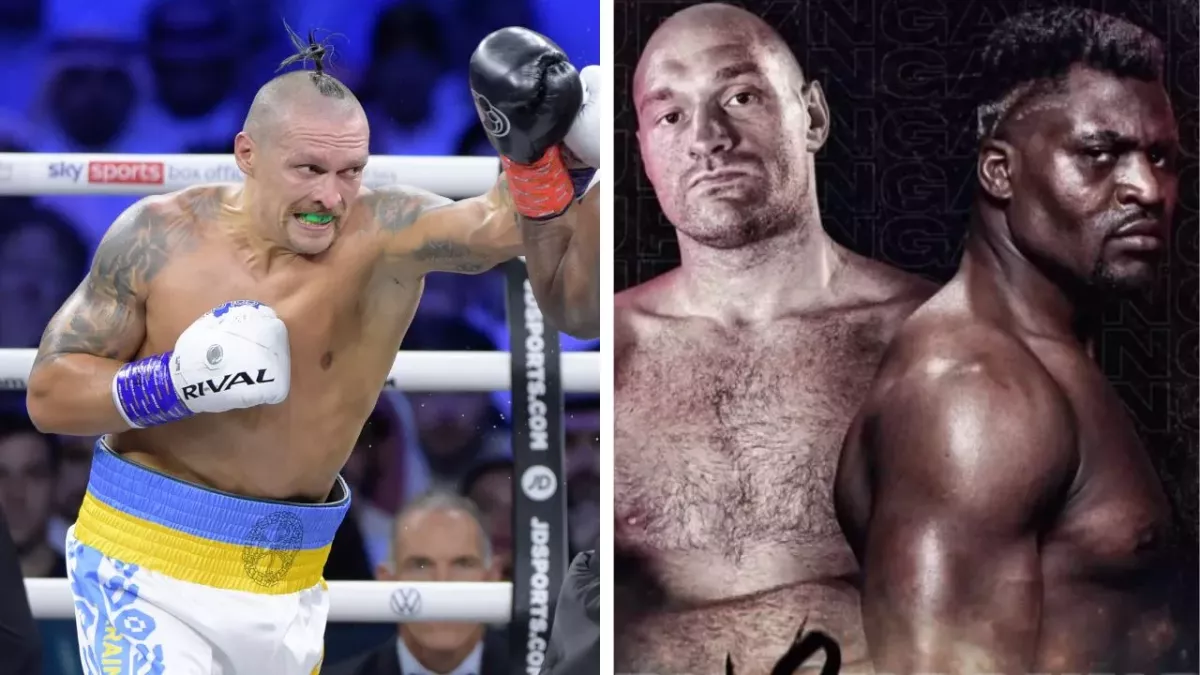 Oleksandr Usyk n'a pas apprécié l'annonce du combat entre Fury et Ngannou. 