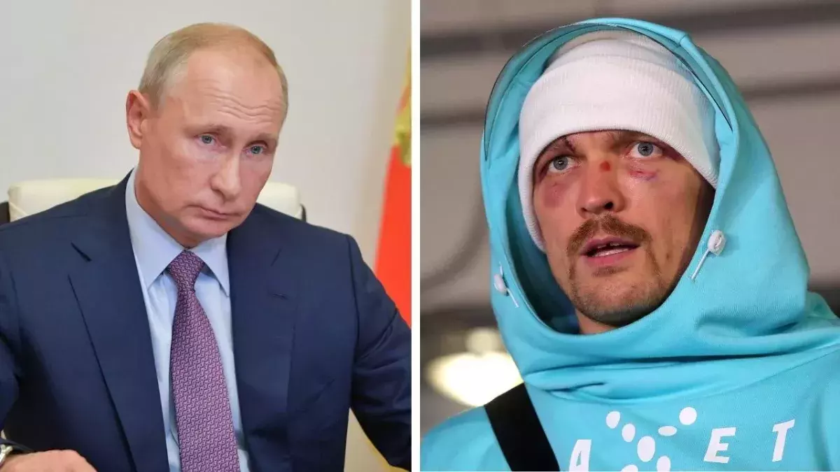 Oleksandr Usyk a rejoint l'Ukraine pour défendre son pays face à l'invasion russe. 