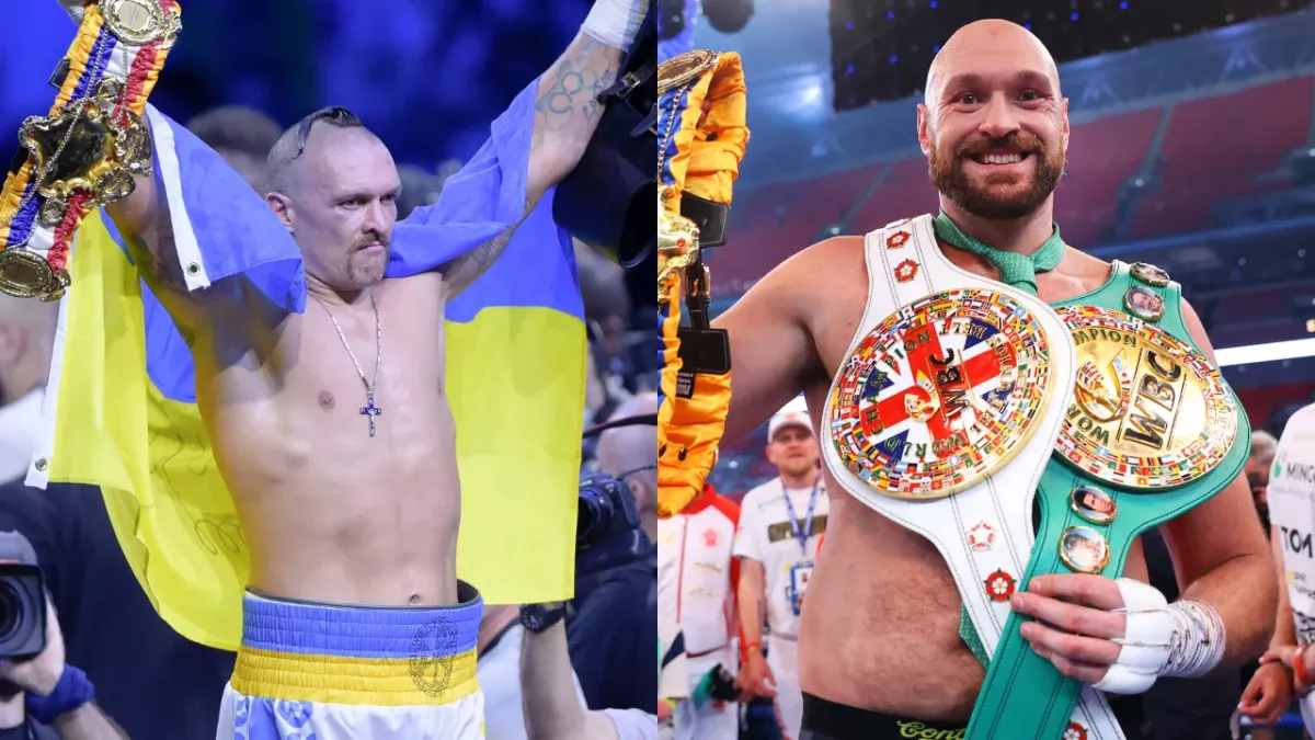Oleksandre Usyk et Tyson Fury 