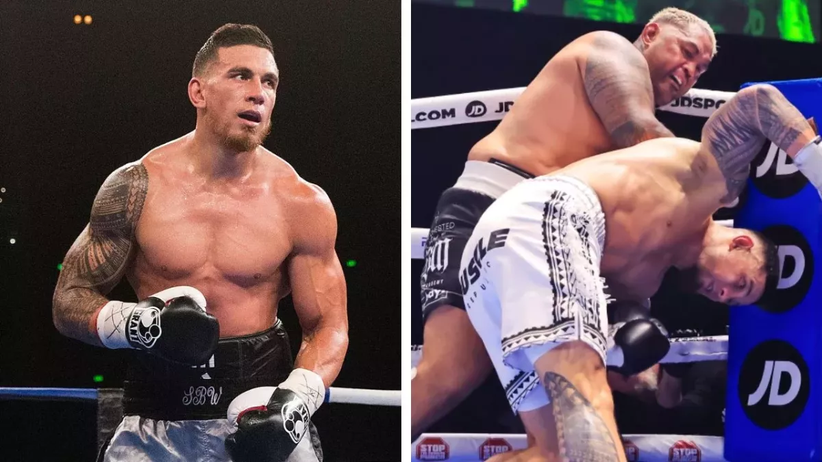Sonny Bill Williams a été battu par Mark Hunt dans le 4ème round.