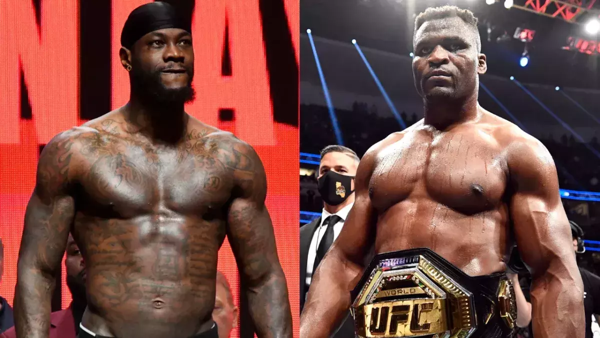 Deontay Wilder et Francis Ngannou
