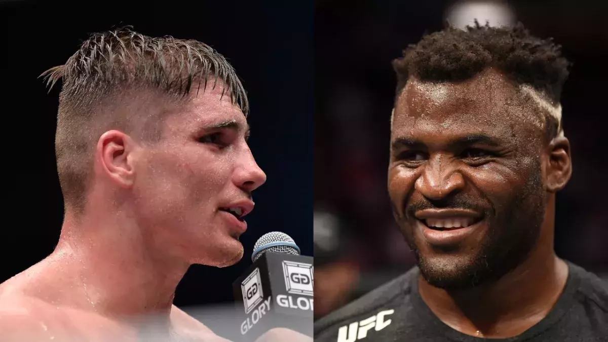Rico Verhoeven et Francis Ngannou 
