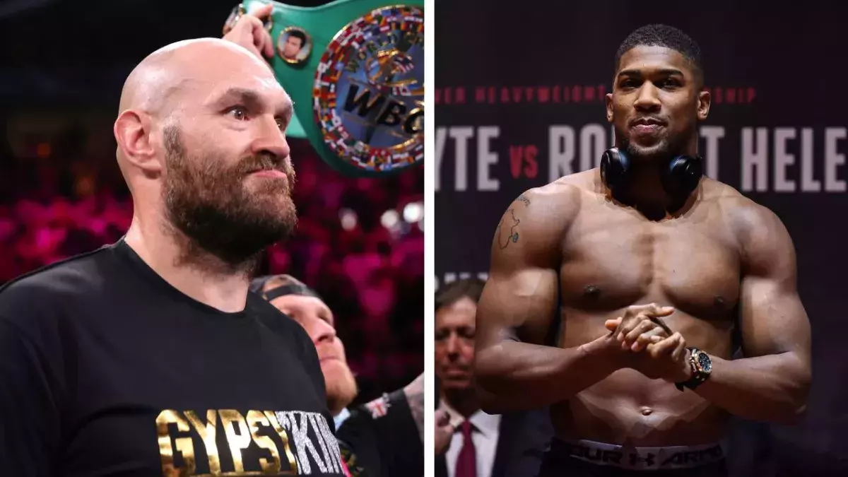 Tyson Fury et Anthony Joshua. 