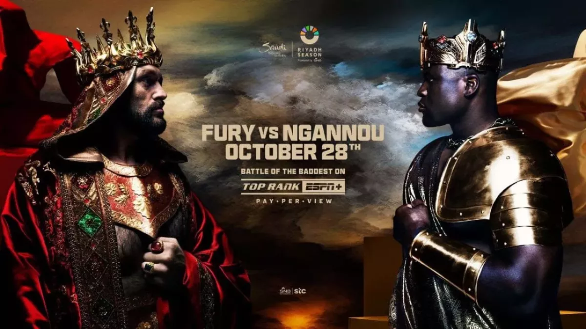 Tyson Fury et Francis  Ngannou s'affronteront ce samedi 28 octobre en boxe anglaise. 