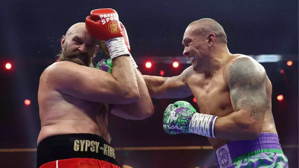 Tyson FUry et Oleksandr Usyk sont les deux boxeurs les mieux payés en 2024. 
