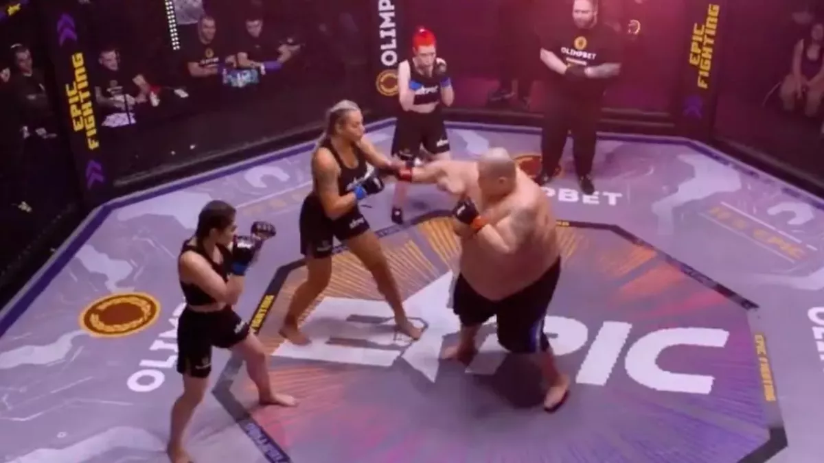 1 homme face à 3 femmes, c'est le triste spectacle qui a eu lieu à l'Epic Fighting Championship. 