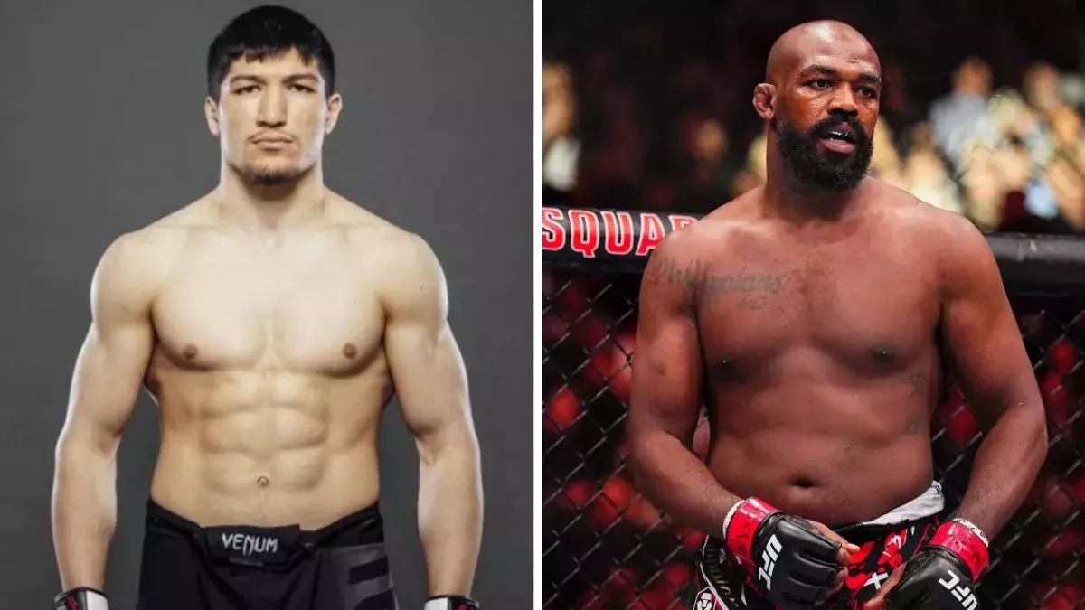 Baissangur "Baki" Chamsoudinov et Jon Jones. 