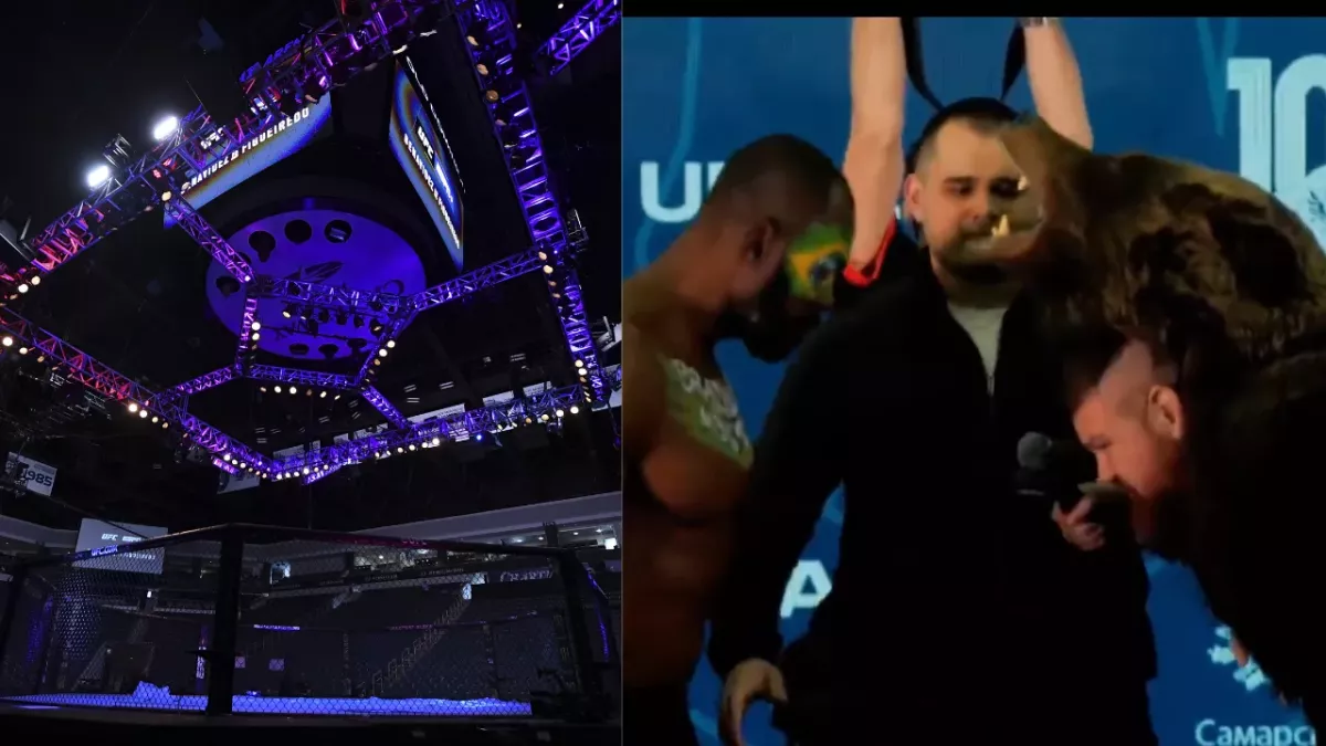 Cage de l'UFC/Face à face entre Vyacheslav Datsik et Geronimo Dos Santos