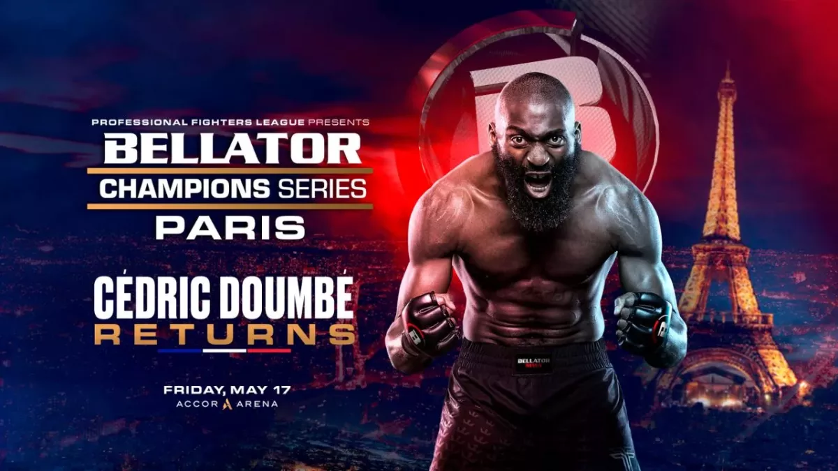 Cédric Doumbé affrontera Derek Anderson au Bellator Paris. 