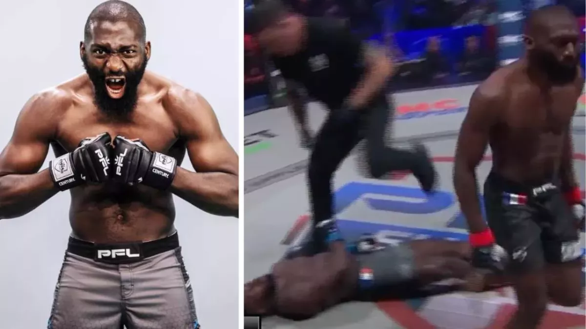 Cédric Doumbé a battu Jordan Zébo par KO en 5 secondes. 