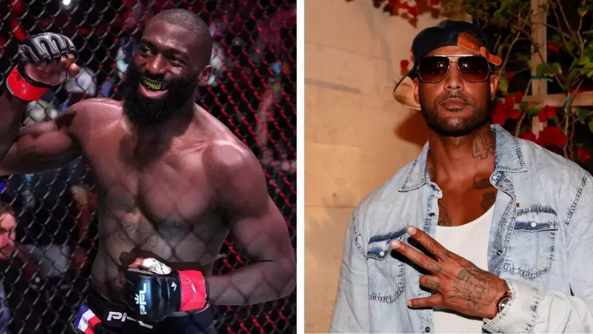 Cédric Doumbé et Booba. 