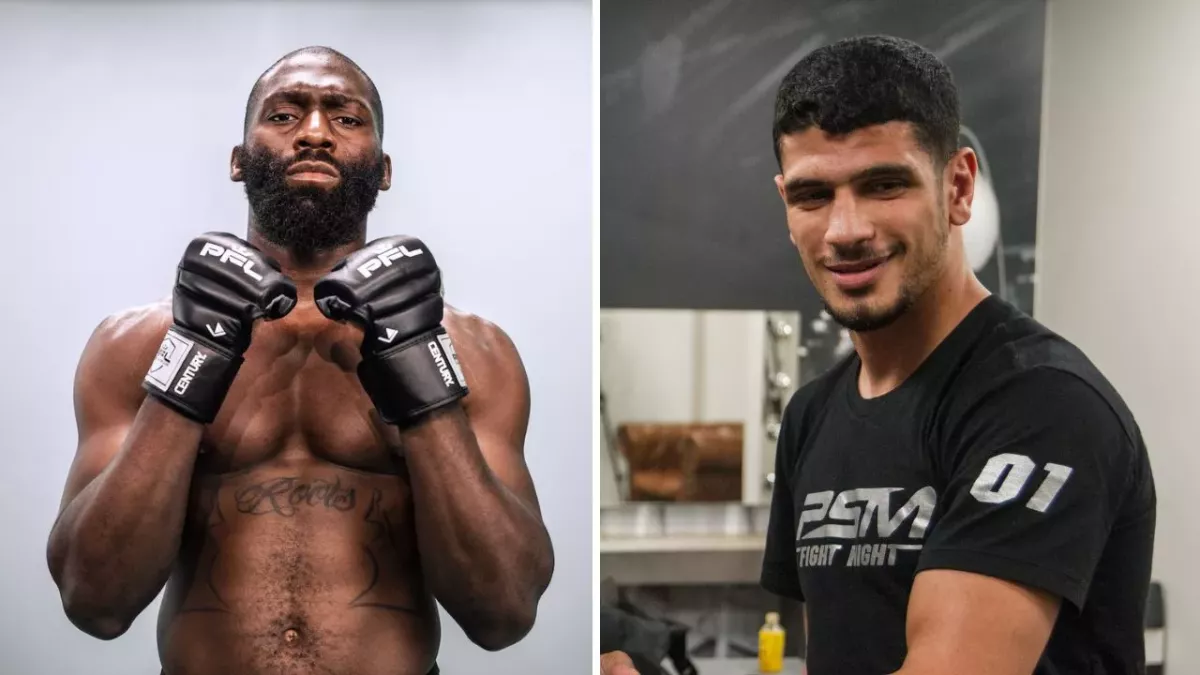 Cédric Doumbé et Youssef Boughanem, deux légendes des sports de combat. 