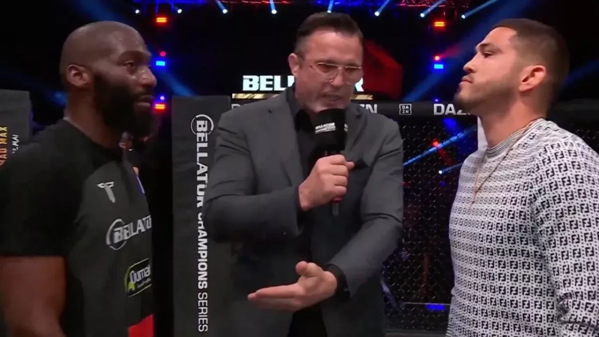 Cédric Doumbé a été confronté par Anthony Pettis après sa victoire au Bellator Paris. 