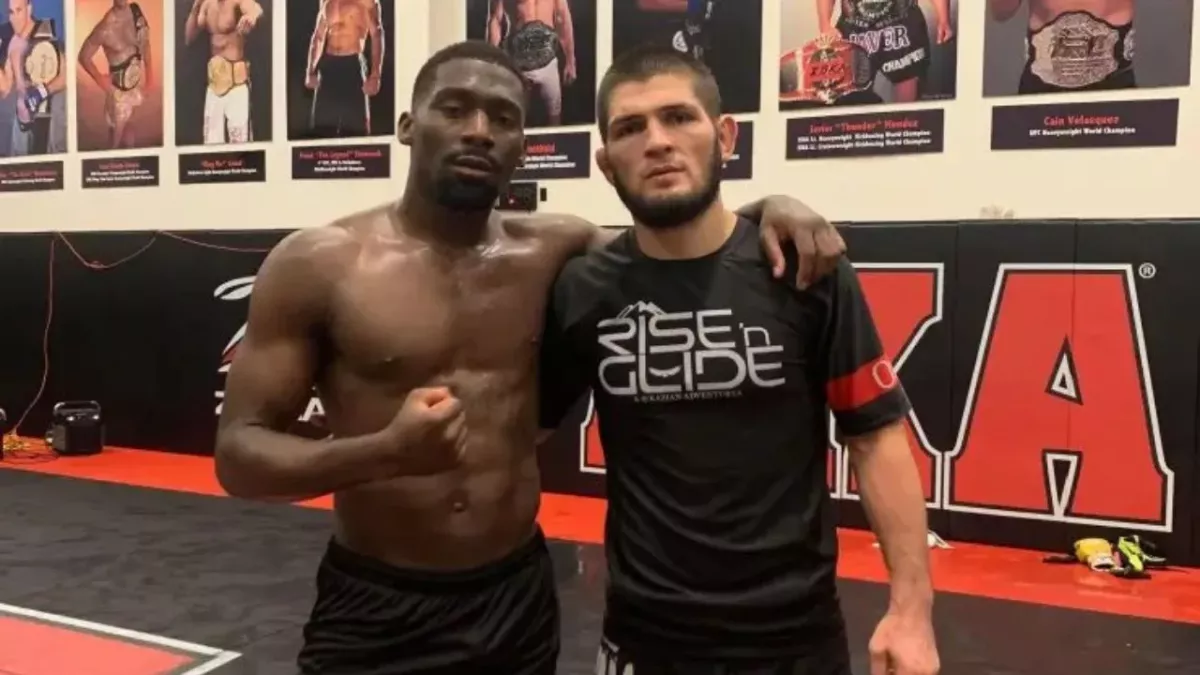 Cédric Doumbé s'est entrainé dans la même salle que Khabib Nurmagomedov au début de sa transition vers le MMA. 