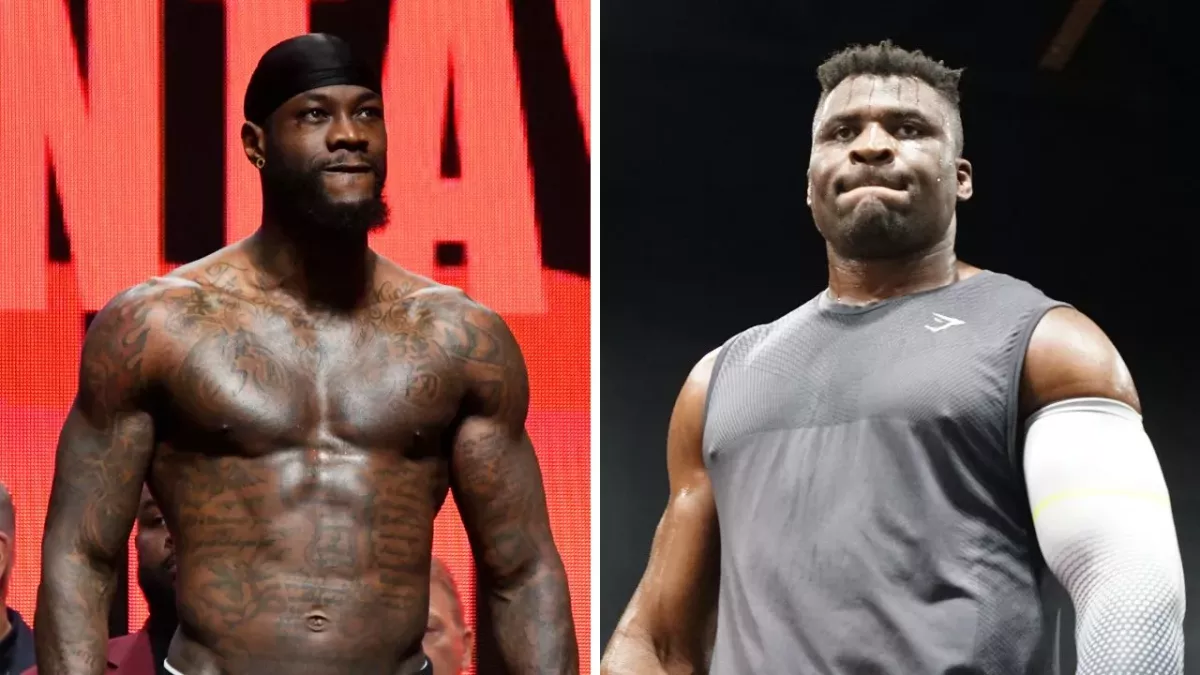 Deontay Wilder et Francis Ngannou. 