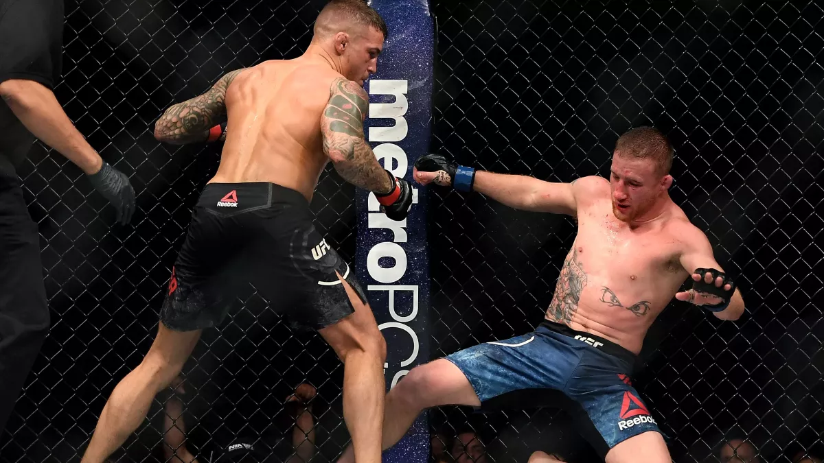 Dustin Poirier vs Justin Gaethje