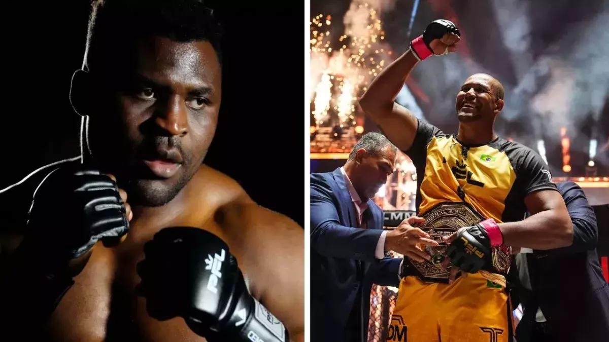 Francis Ngannou affrontera Renan Ferreira le 19 octobre prochain au PFL. 