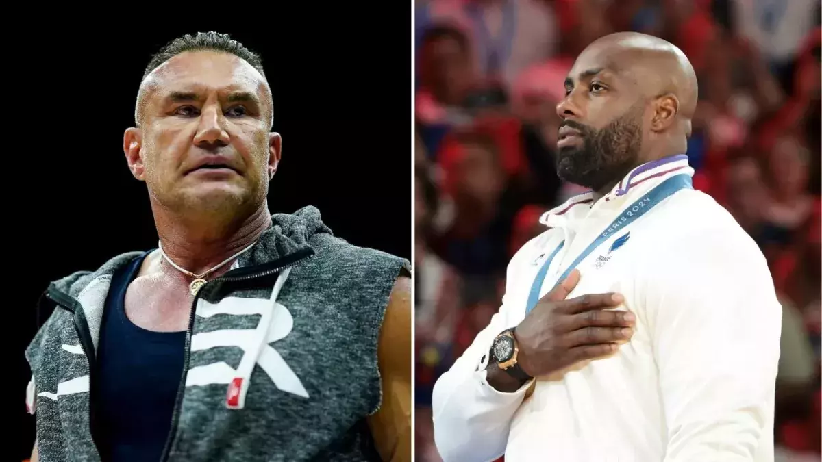 Jérôme Le Banner et Teddy Riner.