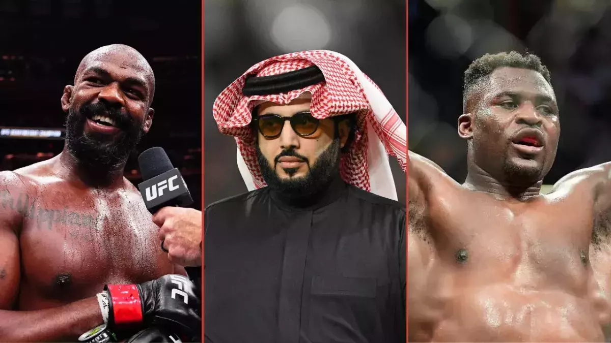 Jon Jones / Turki Alalsheikh / Francis Ngannou