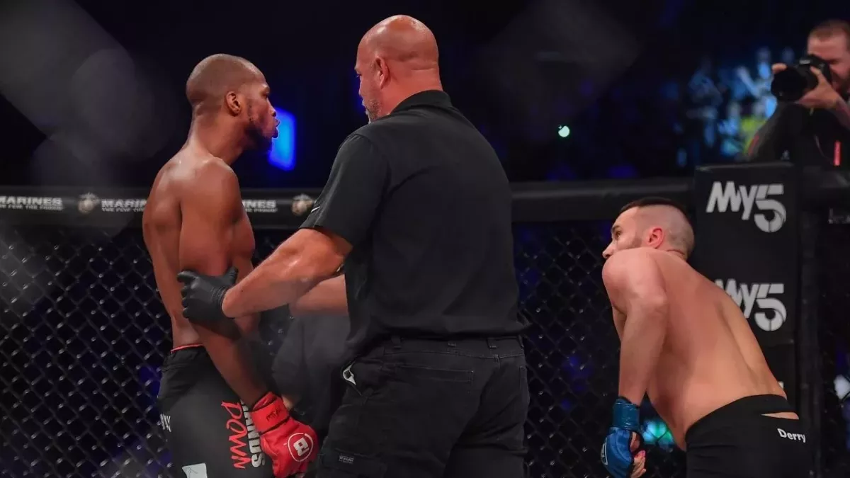 Les arbitres de MMA sont souvent exposés aux coups lors des combats. 