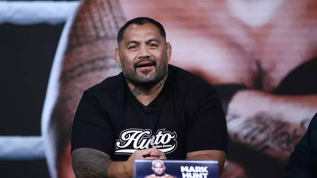 Mark Hunt en 2022 avant son combat contre Sonny Bill Williams