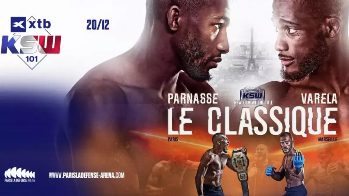 Salahdine Parnasse affrontera Wilson Varela en combat principal du KSW 101 à Paris. 