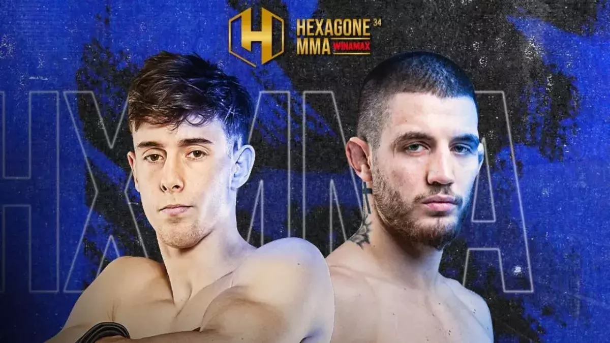 Affiche du combat entre Paul Dena et David Komar