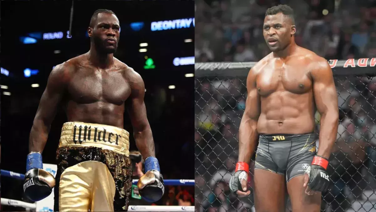 Deontay Wilder et Francis Ngannou 