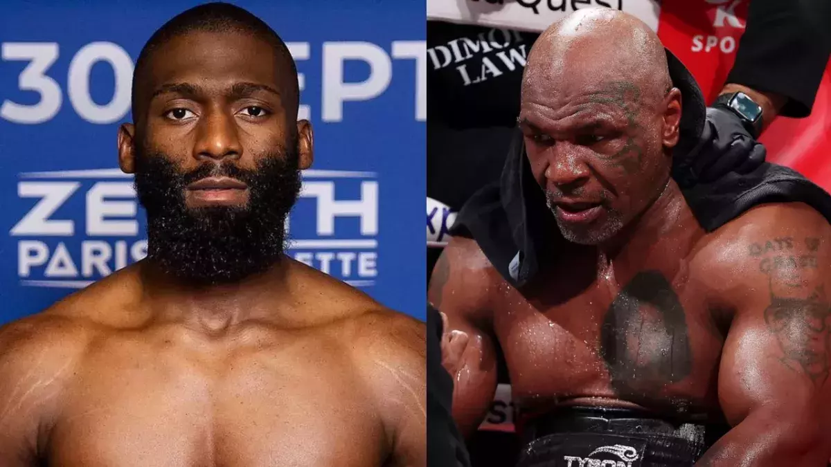 Doumbé et Mike Tyson  