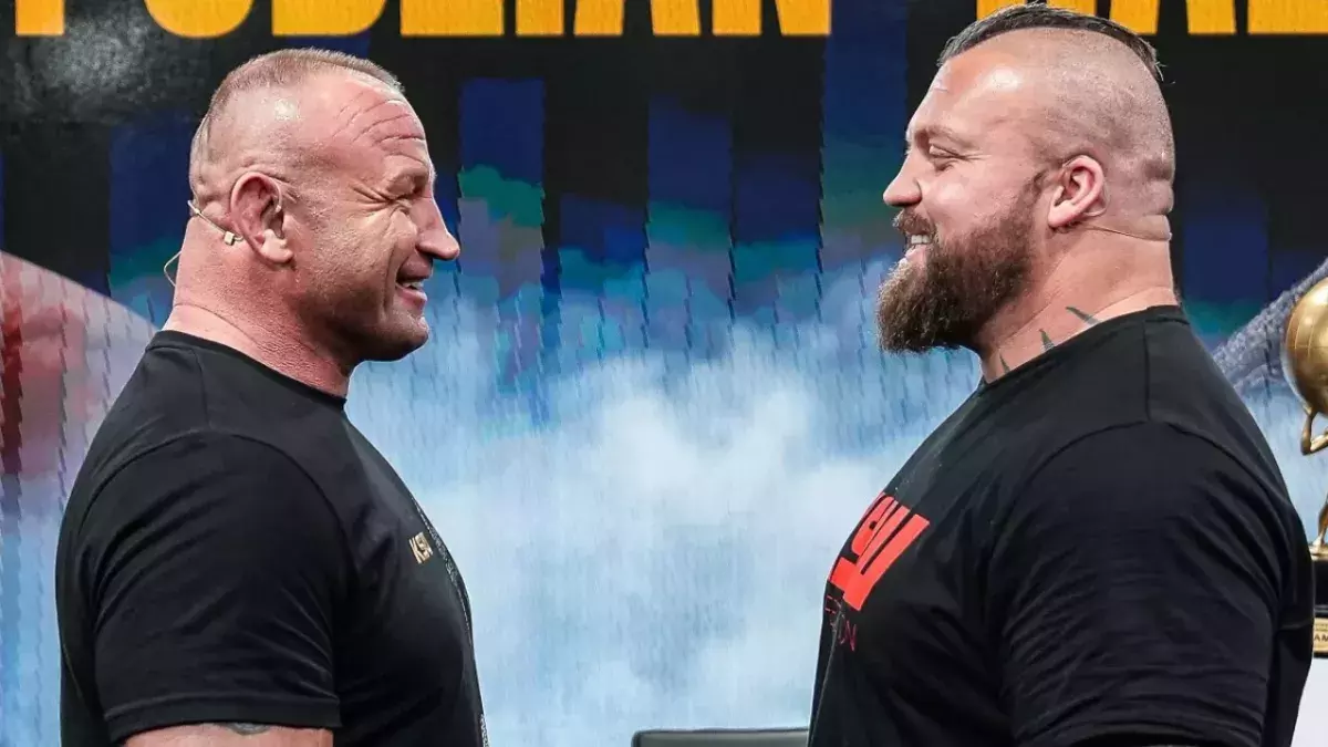 Eddie Hall face à Mariusz Pudzianowski
