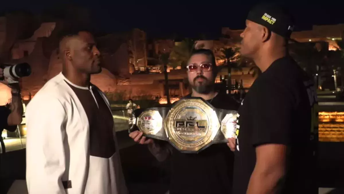 Face à face entre Ngannou et Ferreira 