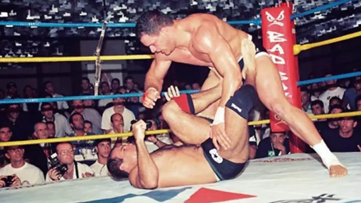 Mestre Hulk et Mark Kerr