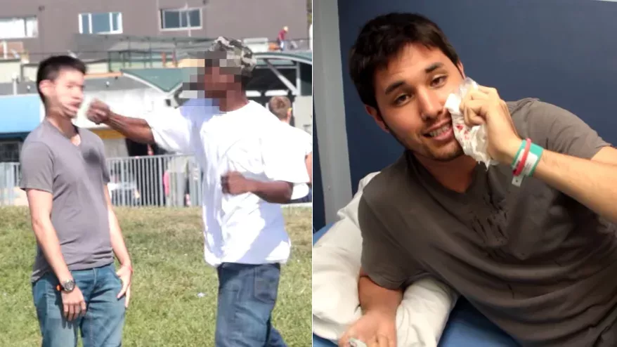 Un Youtubeur se prend un KO lors d'une blague qui tourne mal