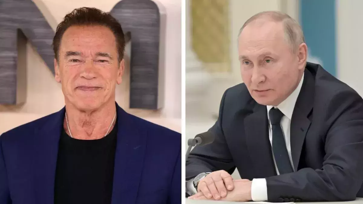 Arnold Schwarzenegger a interpellé Vladimir Poutine en vidéo. 