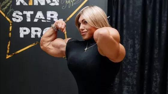 Nataliya Amazonka, la nouvelle sensation du bodybuilding féminin 