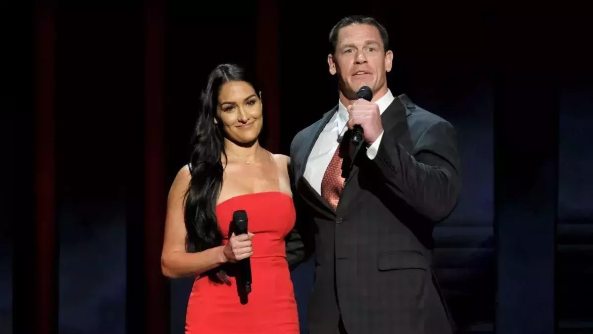 Nikki Bella et John Cena. 