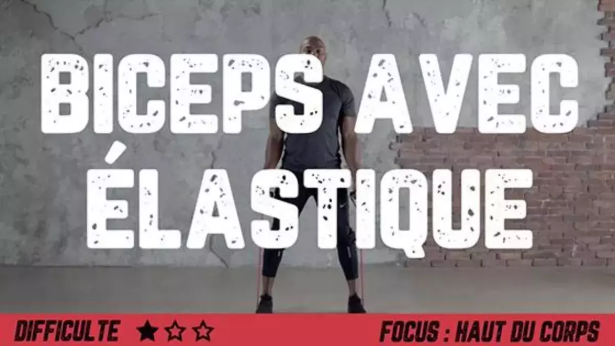 Biceps avec élastique