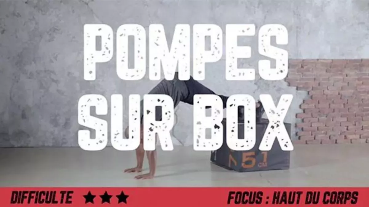 Exercice musculation : comment faire des pompes sur box