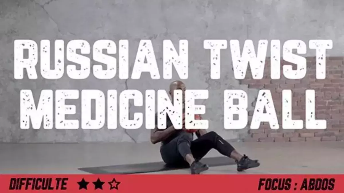 Russian Twist medicine ball
